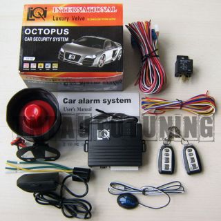 Car Alarm Security System + Immobiliser + Remote Central Locking Kit 