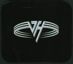 Van Halen Signed CD Tin w Guitar Pick Autographed by 4