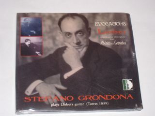   Llobet Stefano Grondona Guitar Albeniz Granados Stradivarius CD