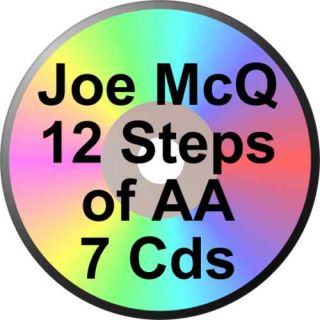 Joe McQ 7 CDs The 12 Steps of Alcoholics Anonymous from Big Book 1987 
