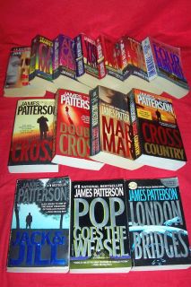 13 Lot James Patterson Alex Cross PB Books Paperbacks Mystery Thriller 