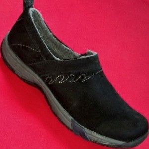 New Womens Black Dr Scholls Aldis Suede Athletic Loafers Casual Slip 