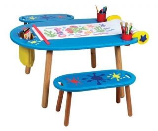 Alex Toys Kids Write Paint Table Desk Chair Young Art