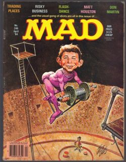 Mad Magazine 246 April 1984 Humor Don Martin Alfred E Newman