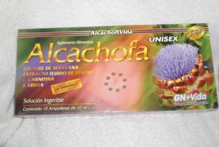 Alcachofivida Ampolletas Alcachofa Artichoke Vials