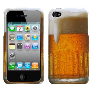Cool Alcohol Beverage Beer Mug Cup Hard Cover Case for iPhone 4 4S 4G 