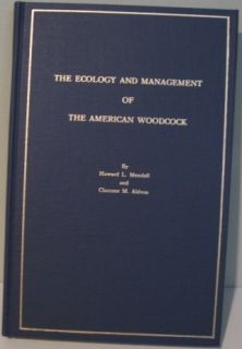   Management of American Woodcock Mendall Aldous Hardcover 1985