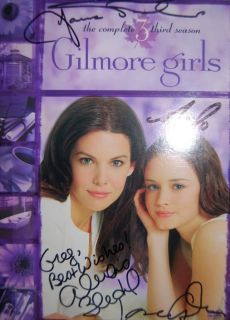 Gilmore Girls Cast Signed DVD Alexis Bledel Lauren Graham Milo Yanic 
