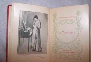 Antique Book IN MEMORIAM Alfred Lord Tennyson ART DECO COVER
