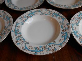 11 Vintage Brierley Alfred Meakin England Royal Semi Porcelain Soup 