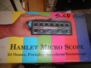 Hamlet Micro Scope 24 Ounce Portable Waveform Vectorscope HVI 302 