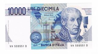 10000 Lire Alessandro Volta Lettera H 17 12 1997 FDS