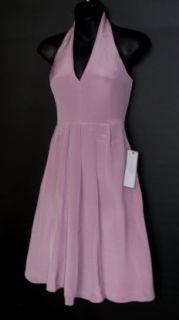 Crew Sheer Lilac Silk Halter Allegra Bridesmaid Occasion Dress New 8 