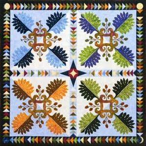 Perennial Plumes Applique Anything But Boring Art Quilt Pattern