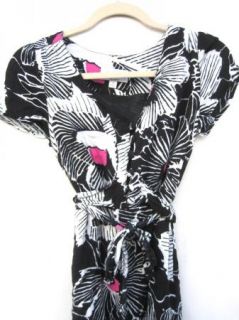 Alice Temperley for Target Womens Black Rayon Patterned Dress Sz 5 