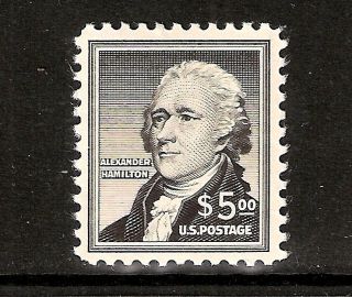   1053 FVF Mint NH $5 00 Alexander Hamilton Liberty Series Stamp