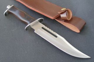 Rambo Alligator Style Large Hunting Survival Dundee Bowie Knife