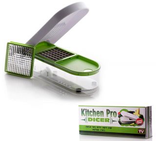   With Kitchen Pro Nuts & Almonds Dicer Slicer As Seen on TV