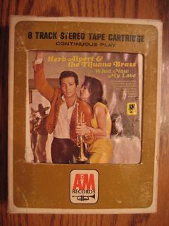 Herb Alpert What Now My Love 8 Track Tape Open as Is