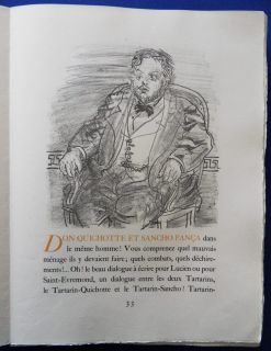   Tartarin de Tarascon 141 Original Lithographs Daudet 1937