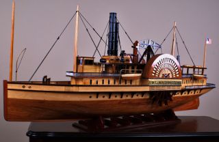 MT Washington 32 Steamboat Wood Model Steam Boat SHIP