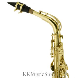 New Mendini Gold Alto Saxophone 10 Reeds $39 Tuner