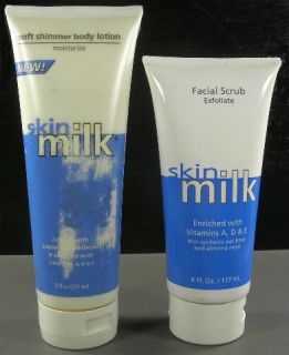   Facial Scrub 6 oz & Soft Shimmer Moisturizing Body Lotion 8 oz