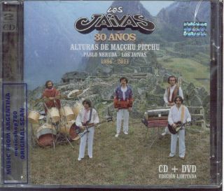 LOS JAIVAS, ALTURAS DE MACCHU PICCHU 30 AÑOS. FACTORY SEALED CD + DVD 