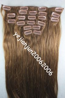 High Quality 3 Size 6 Color Remy 10pcs Clip in Real Human Hair 