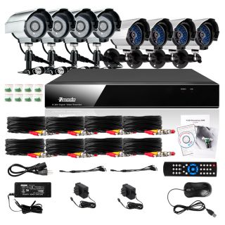   DVR CCTV Outdoor CCD Surveillance Security Camera System No HD