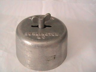 Vintage 1 lb Cast Aluminum Butter Mold T R Hall