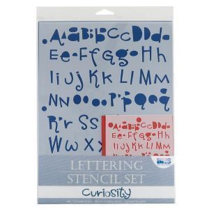 NIP Lettering Template Alphabet Stencil Curosity