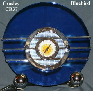 crosley cr37 bluebird am fm radio cassette deck with auxiliary