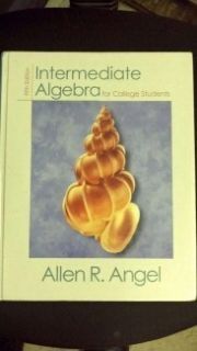   Algebra for College Students by Allen R Angel Fifth Edition