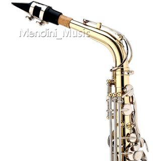 New Pro Level Gold Silver Alto Saxophone Sax $39 Tuner