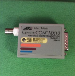 New Allied Telesis Transceiver Centrecom AT MX10 NOS In Box w manual