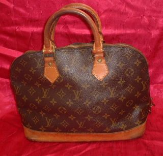 Louis Vuitton Alma Hand Bag Authentic Is Guaranteed