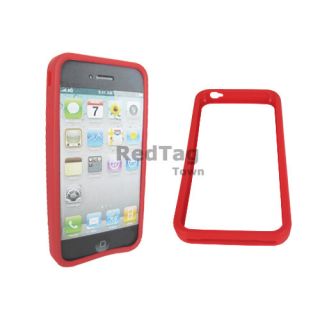 Bumper TPU Frame Skin Cover Case for iPhone 4 4G 4th