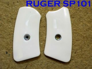 ALTAMONT Imitation Ivory Grip Inserts & Screw for RUGER SP101 357 