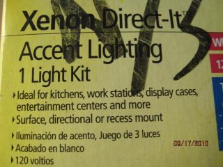 amertac xenon direct it accent light kit open stock item all parts and 