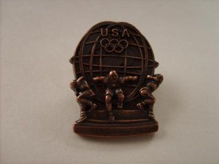 USA Olympic Committee Bronze Pin 36 USC 220506 Aminco