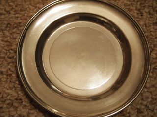 COLONIAL WILLIAMSBURG STIEFF PEWTER CW 76 8 PLATE