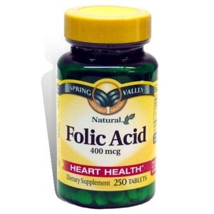 spring valley folic acid 400 mcg 250 tablets