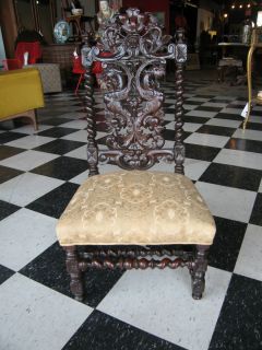   Century Carved Childs Chair Property of Mrs J Amory Haskell