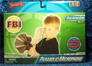   Microphone FBI Real Toy Spy Gear Amplified Listening Device Amplifier