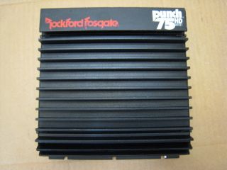 Rockford Fosgate Punch 75HD Under Rated Old School Amp