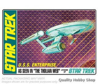 AMT 1 650 Star Trek USS Enterprise Tholian Web Glow in The Dark Model 