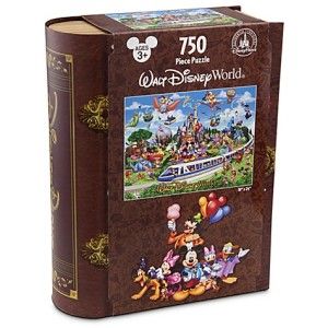 Walt Disney World Characters Theme Park Exclusive Story Book Jigsaw 