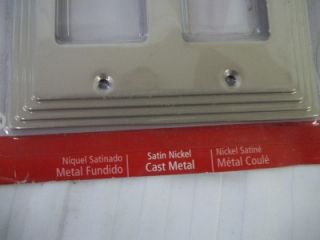 nip amerelle satin nickel cast metal switch plates 9