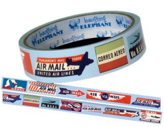 New Decorative Packaging Tape Airmail Label Design